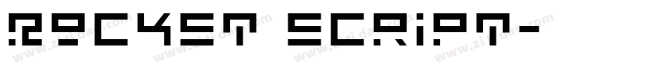 Rocket Script字体转换